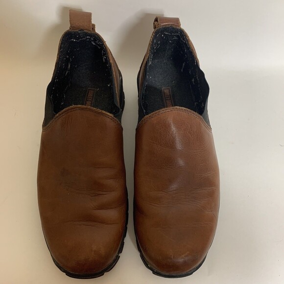 HARLEY DAVIDSON MEN'S SIZE 8 LEATHER LOAFERS SLIP ON SHOES - Picture 1 of 8